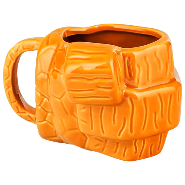 Бутылка для воды Paladone Marvel Fantastic Four The Thing Shaped Mug Оранжевый 500 мл photo 1