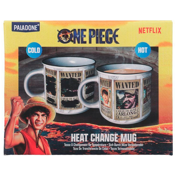 Cană Paladone One Piece Heat Change Mug White 350 ml photo 4