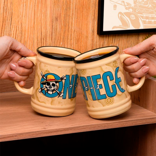 Cană Paladone One Piece Shaped Mug Beige 350 ml photo 3