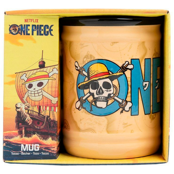 Cană Paladone One Piece Shaped Mug Beige 350 ml photo 4