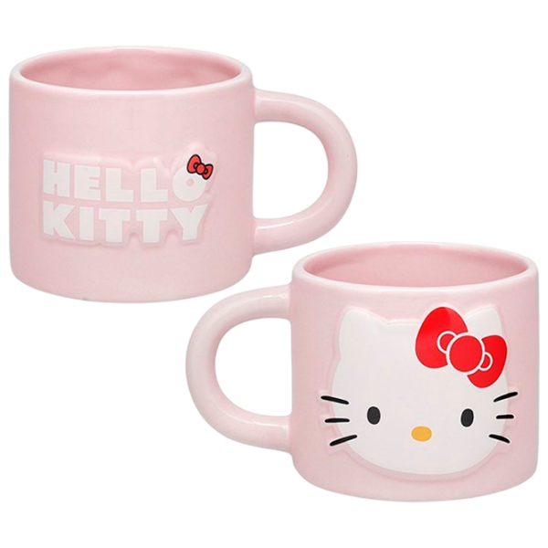 Cană Paladone Hello Kitty Embossed Mug Pink 400 ml photo 1
