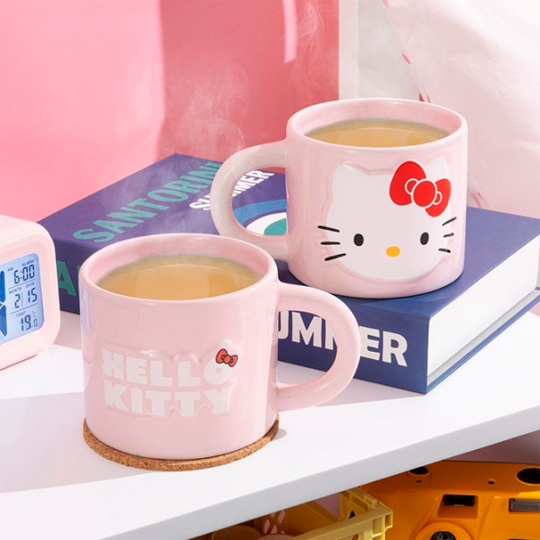 Cană Paladone Hello Kitty Embossed Mug Pink 400 ml photo 2