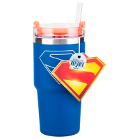 Sticlă pentru apă Paladone Superman Theatrical Gamer Cup Blue 0.6l