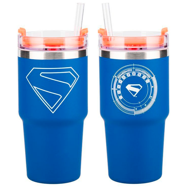 Sticlă pentru apă Paladone Superman Theatrical Gamer Cup Blue 0.6l photo 2