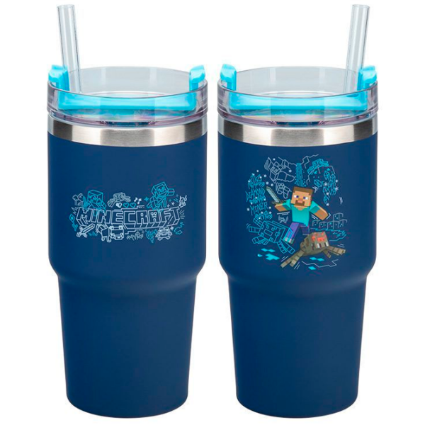 Sticlă pentru apă Paladone Gamer Cup Blue 0.6l photo 3