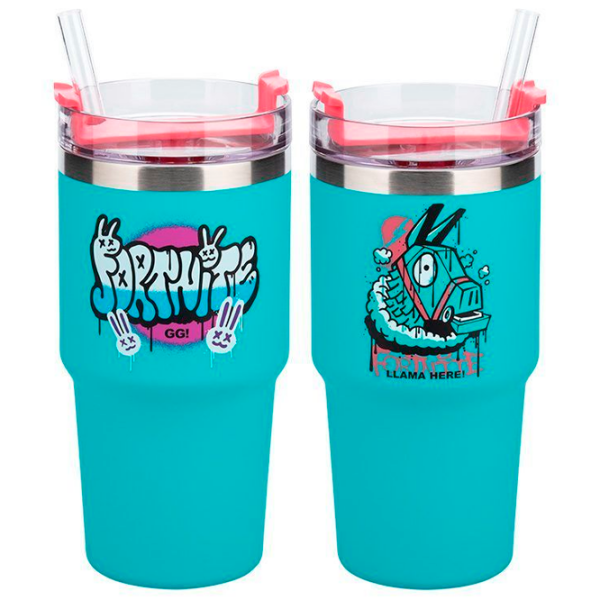 Sticlă pentru apă Paladone Gamer Cup Turquoise 0.6l photo 3