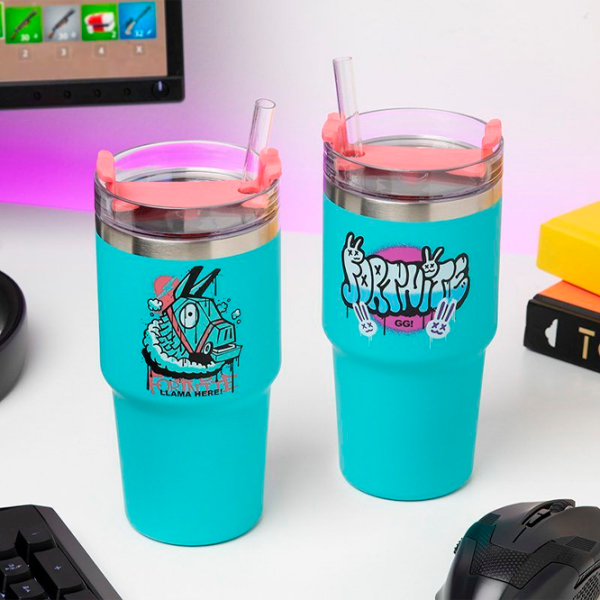 Sticlă pentru apă Paladone Gamer Cup Turquoise 0.6l photo 4