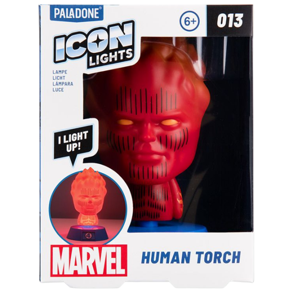 Lampă LED Paladone Marvel Fantastic Four Human Red Rețea photo 2