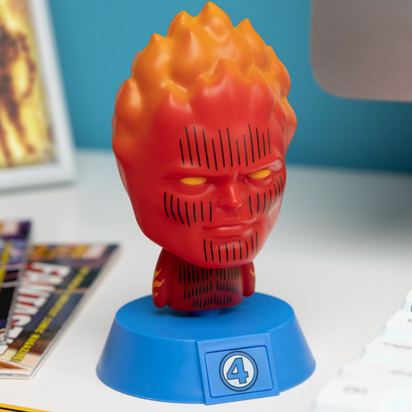 Lampă LED Paladone Marvel Fantastic Four Human Red Rețea photo 3