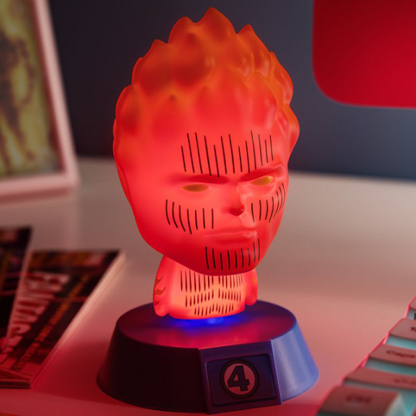 Lampă LED Paladone Marvel Fantastic Four Human Red Rețea photo 4