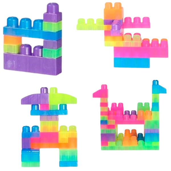 Constructor Play Toys Play Blox Multicolor Numărul de piese 133, 1+ photo 2