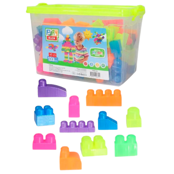 Constructor Play Toys Play Blox Multicolor Numărul de piese 133, 1+ photo 4