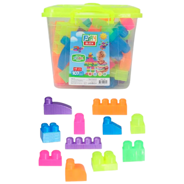 Constructor Play Toys Play Blox Multicolor Numărul de piese 107, 1+ photo 4