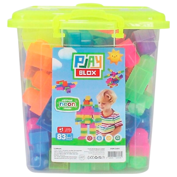 Constructor Play Toys Play Blox Multicolor Numărul de piese 83, 1+ photo 1