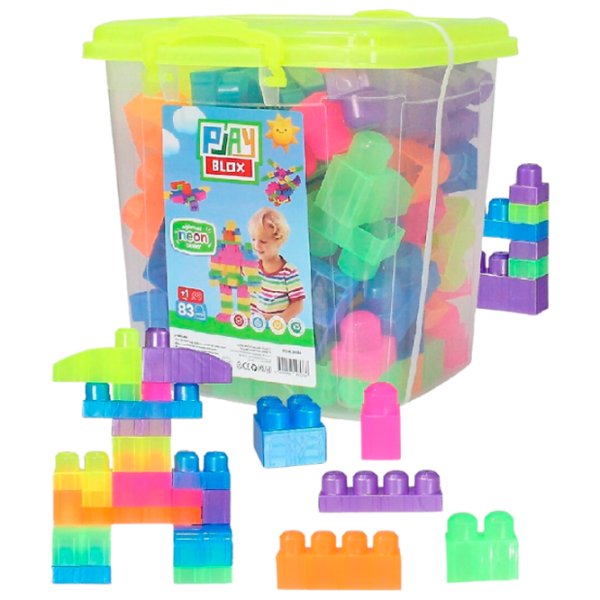 Constructor Play Toys Play Blox Multicolor Numărul de piese 83, 1+ photo 4