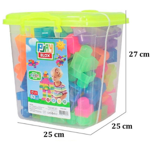 Constructor Play Toys Play Blox Multicolor Numărul de piese 83, 1+ photo 6