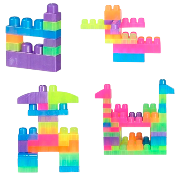 Constructor Play Toys Play Blox Multicolor Numărul de piese 56, 1+ photo 2