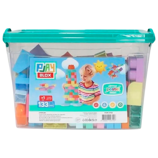 Constructor Play Toys Play Blox Multicolor Numărul de piese 133, 1+ photo 1