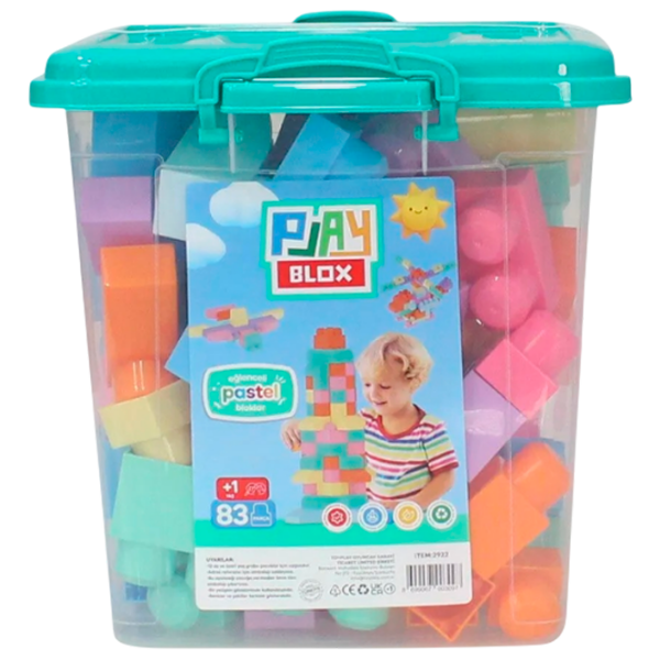 Конструктор Play Toys Play Blox Разноцветный Количество деталей 83, 1+