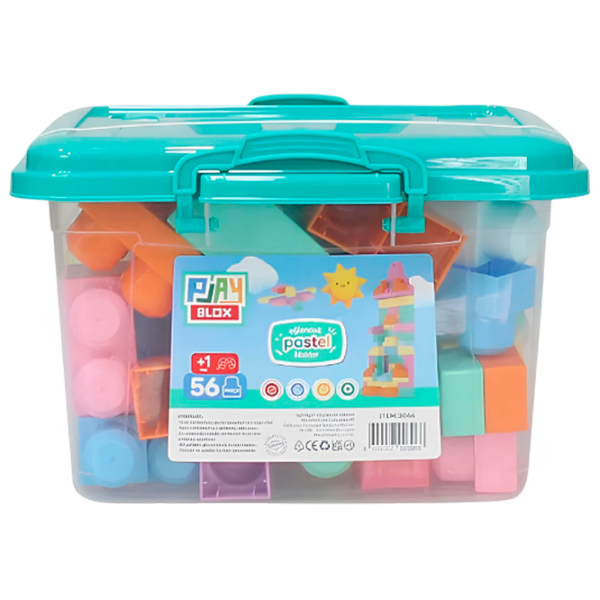 Конструктор Play Toys Play Blox Разноцветный Количество деталей 56, 1+