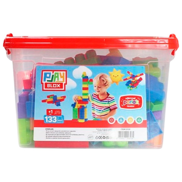 Конструктор Play Toys Play Blox Разноцветный Количество деталей 133, 1+