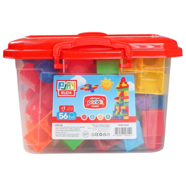Constructor Play Toys Play Blox Multicolor Numărul de piese 56, 1+ photo 1