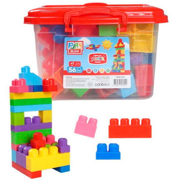 Constructor Play Toys Play Blox Multicolor Numărul de piese 56, 1+ photo 4