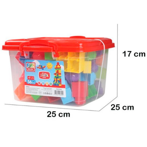 Constructor Play Toys Play Blox Multicolor Numărul de piese 56, 1+ photo 6