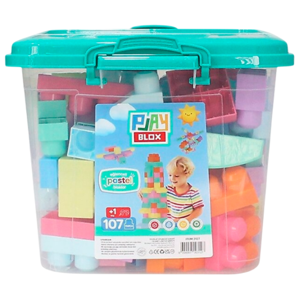 Конструктор Play Toys Play Blox Разноцветный Количество деталей 107, 1+