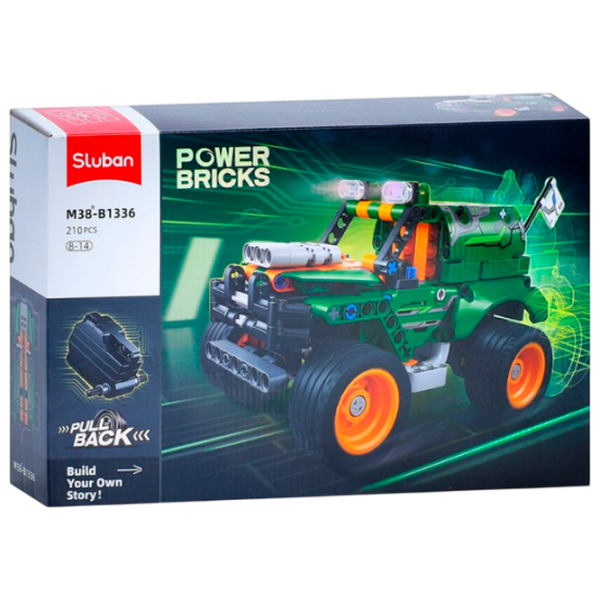 Constructor Sluban SUV Green Numărul de piese 210, 12+ photo 1