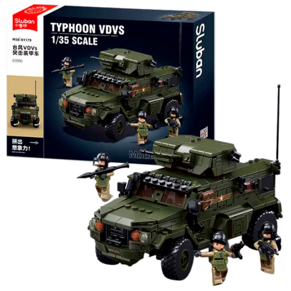 Constructor Sluban Typhoon VDVS Khaki Numărul de piese 471, 12+ photo 2