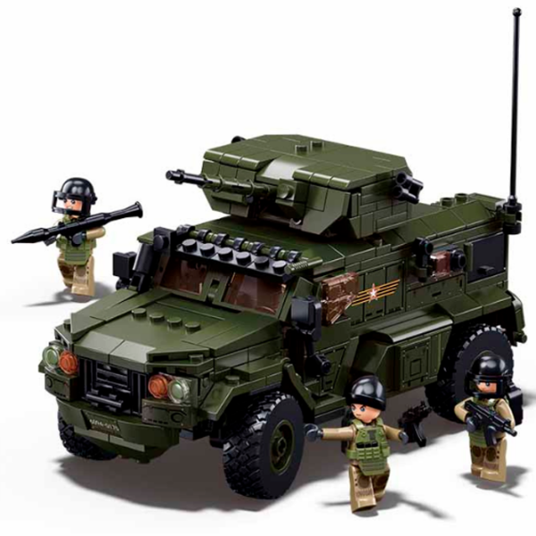 Constructor Sluban Typhoon VDVS Khaki Numărul de piese 471, 12+ photo 3