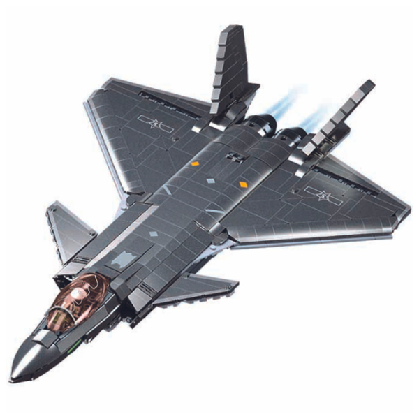 Constructor Sluban Stealth J20SS Gray Numărul de piese 953, 12+ photo 3