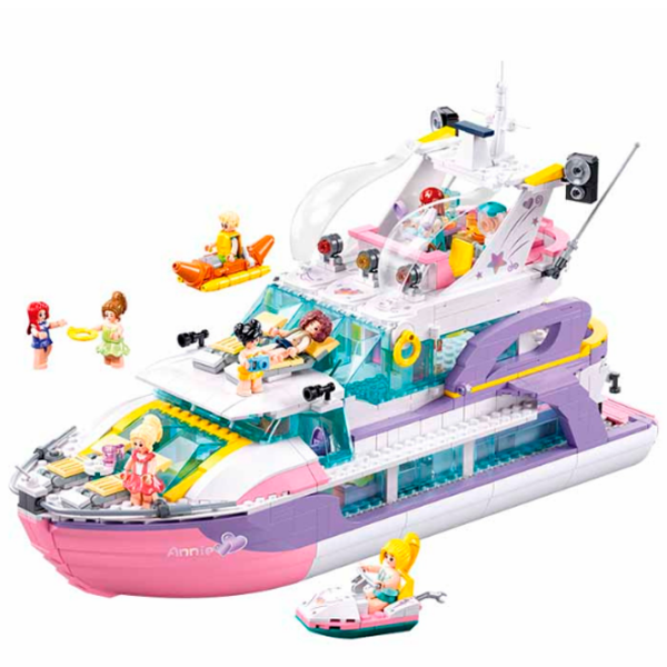 Constructor Sluban Yacht White Numărul de piese 1108, 12+ photo 3