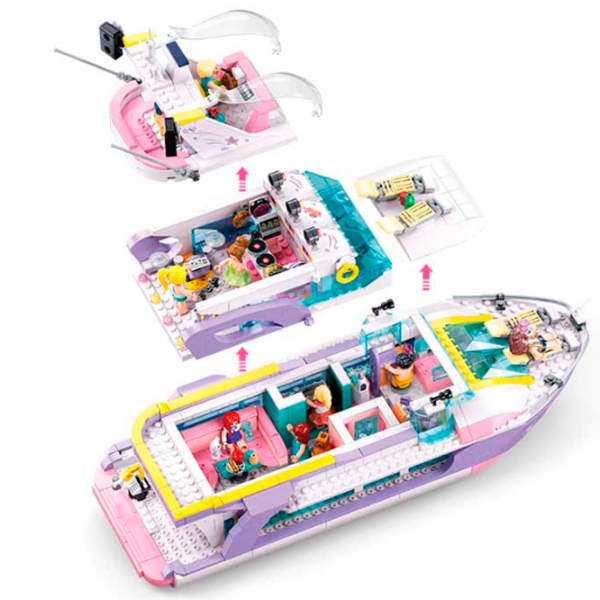 Constructor Sluban Yacht White Numărul de piese 1108, 12+ photo 5