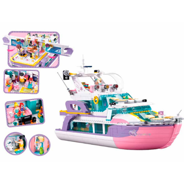 Constructor Sluban Yacht White Numărul de piese 1108, 12+ photo 6