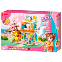 Constructor Sluban Cat House Orange Numărul de piese 521, 6+