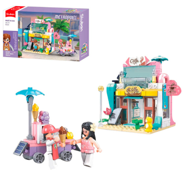 Constructor Sluban Shopping Centre White Numărul de piese 241, 6+ photo 2
