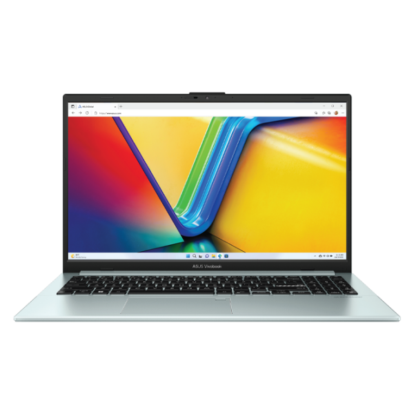 Ноутбук Asus Vivobook Go 15 E1504FA Зелёный Серый 15.6" | 16 ГБ | 512 ГБ | AMD Ryzen 5 7520U | VGA Встроенная photo 1