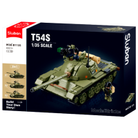 Constructor Sluban T-54S Khaki Numărul de piese 604, 12+