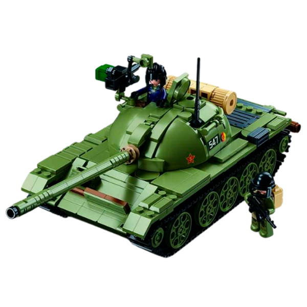 Constructor Sluban T-54S Khaki Numărul de piese 604, 12+ photo 3
