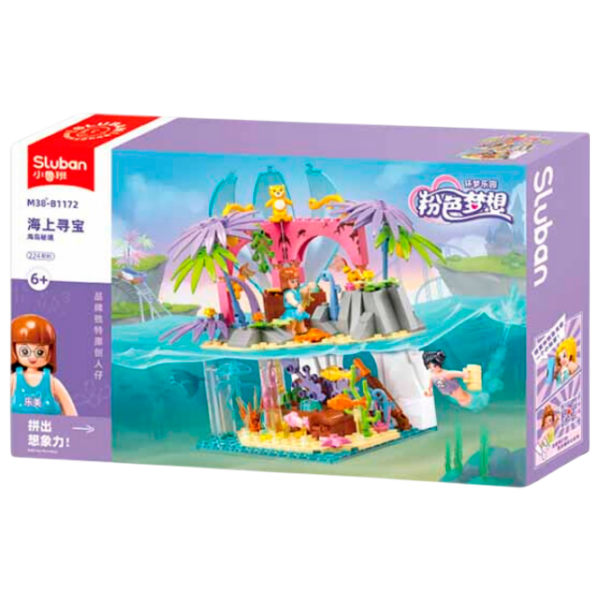Constructor Sluban Undersea World Violet Numărul de piese 224, 6+