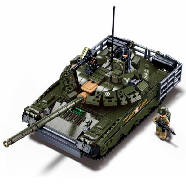 Constructor Sluban T-80BVMS Khaki Numărul de piese 768, 12+ photo 3