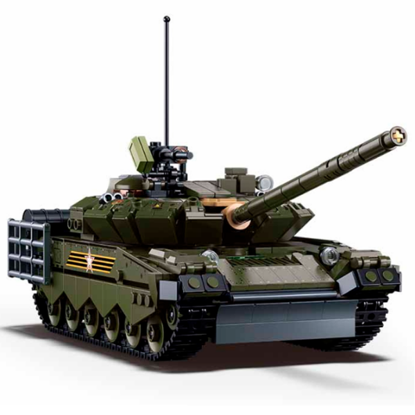 Constructor Sluban T-80BVMS Khaki Numărul de piese 768, 12+ photo 4