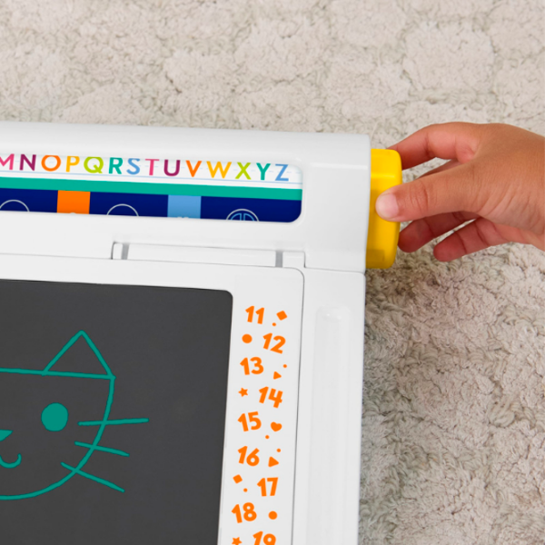 Tablă de desen Fisher Price Learn and Doodle Writing Pad JDL70 White Pentru copii, 3+ photo 4