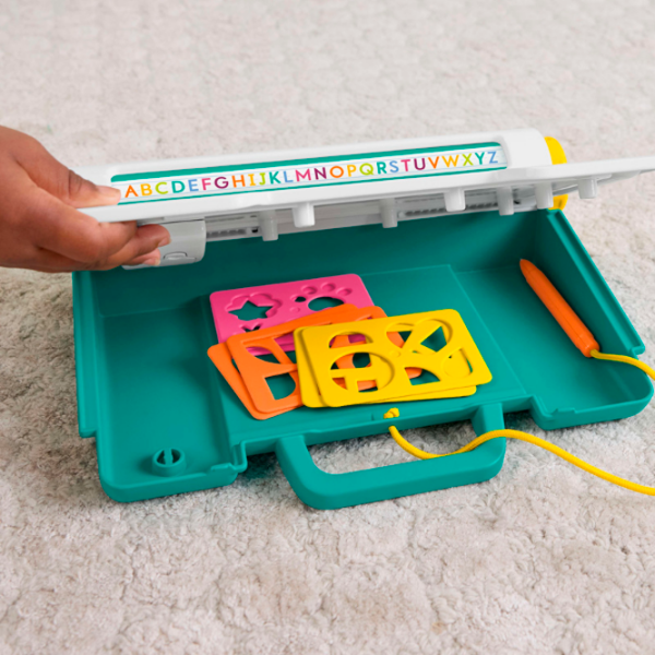 Tablă de desen Fisher Price Learn and Doodle Writing Pad JDL70 White Pentru copii, 3+ photo 5