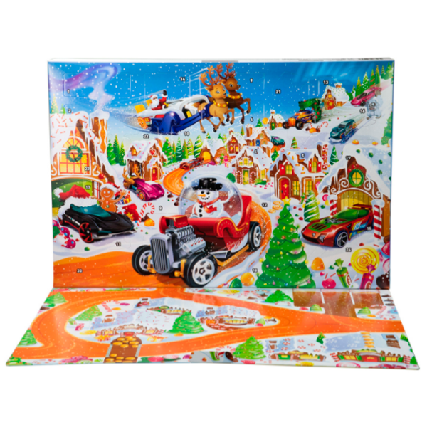 Jucărie interactivă Hot Wheels Advent Calendar 2025 JCB47 Red Pentru băieți, 3+ photo 4