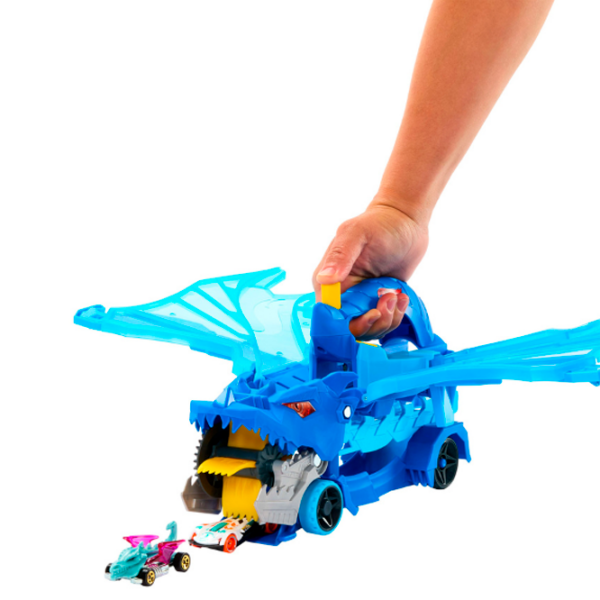 Set jucării Hot Wheels City Two-dragon conveyor JBM72 Red Pentru băieți, 4+ photo 4