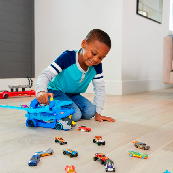 Set jucării Hot Wheels City Two-dragon conveyor JBM72 Red Pentru băieți, 4+ photo 7