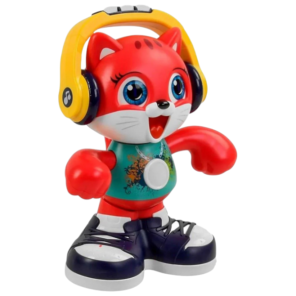 Jucărie muzicală Hola Toys The Dancing Cat A721 Red 1+
